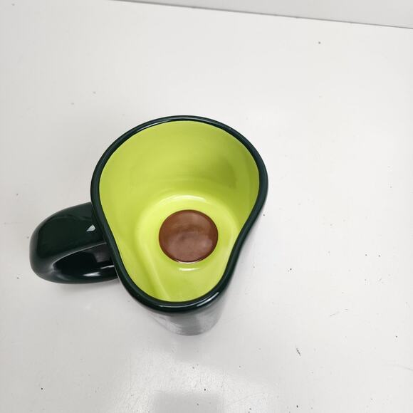 Tabitha Brown Target Green Avocado Shaped Stoneware Ceramic 15.7 oz Mug NEW - Picture 3 of 6